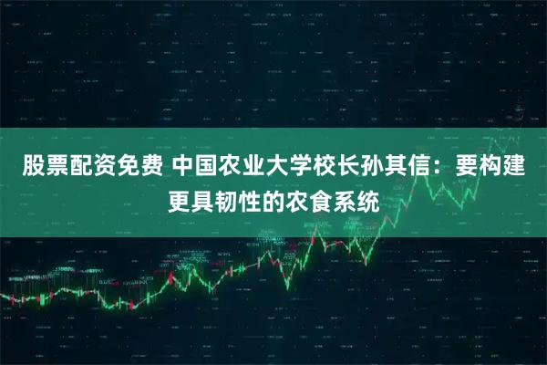 股票配资免费 中国农业大学校长孙其信：要构建更具韧性的农食系统